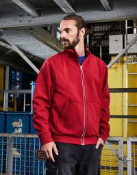 Arbeits Sweatjacke Herren Rot